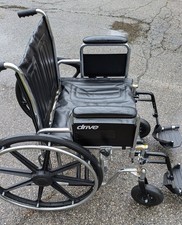 Drive Medical Bariatric Sentra EC Heavy Duty Wide Wheelchair