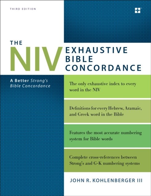 The NIV Exhaustive Bible Concordance Third by John R. Kohlenberger III HARDBACK - Image 4