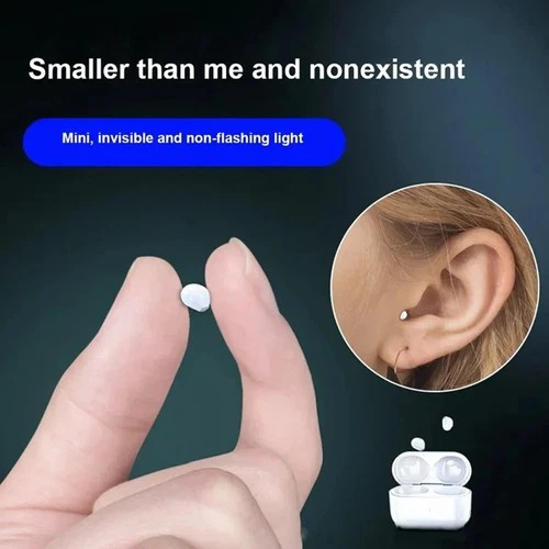 Mini Invisible Earbuds Wireless Bluetooth Earphones for Small Ears Tiny Low Prof