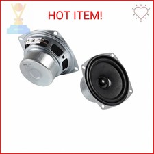 ACEIRMC 2PCS 10W Mini 3" HiFi Full Range Speaker 8 Ohm Anti-Magnetic Audio 2.0/2