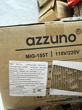 AZZUNO 200A MIG Welder,110V/220V Dual Voltage multiprocess welder,Gas Grey 