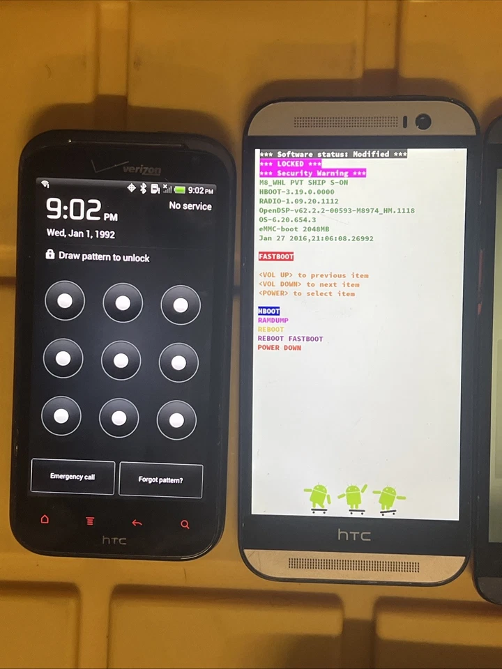 4 HTC Defective Smart Phone lot - Sprint, Android, AT&T, Verizon, GSM, 4G-LTE - Image 4 of 4