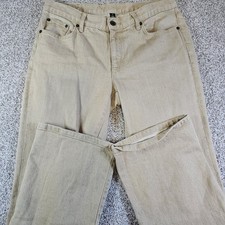 Lauren Jeans Co. Ralph Lauren Women’s Jeans Size 8 Tan/Camel Modern Bootcut A7