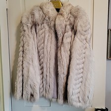 Real Silver Fox Fur Coat by Saga, Vintage, classic, miss. maisel, mobsters