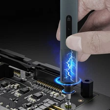 Mini Electric Screwdriver Kit Adjustable Torques Quiet Motor LED Lighting System