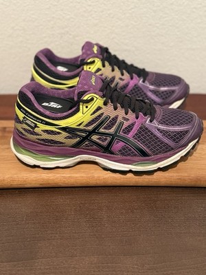 ASICS Gel Cumulus 17 Purple/Black Goretex Running Shoes Sneakers Women s Size 8