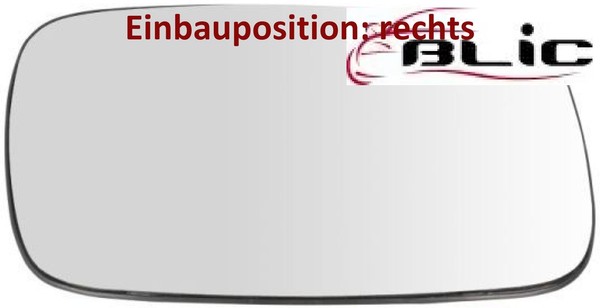 Blic 6102-02-1292152P Spiegelglas FüR AußEnspiegel Rechts FüR Seat FüR VW-image