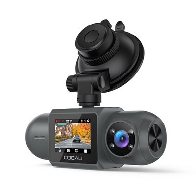 COOAU D30S 4K Dashcam Auto mit GPS, WiFi, Vorne Innen Dual 2,5K 1080P, Dasch-Cam