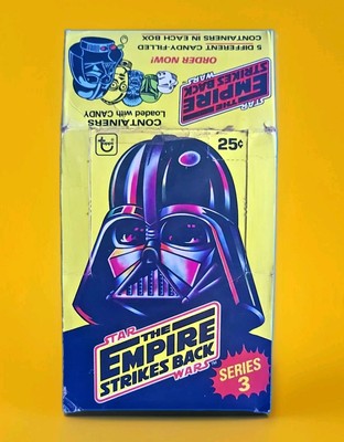 1980 TOPPS Star Wars Empire Strikes Back 3 Trading Bubble Gum Cards (BOX ONLY)
