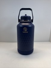 Takeya Actives Navy Blue 64 oz Insulated Stainless Steel Water Bottle With Handl