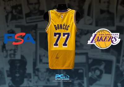 【PSA認証】Luka ルカ・ドンチッチ レイカーズ 77 サイン入りジャージ Luka Doncic Signed Auto Nike Los Angeles Lakers Basketball Jersey