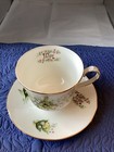 Duchess Bone China England  Floral Tea Cup & Saucer Month of May Trimmed in Gold — photo 3