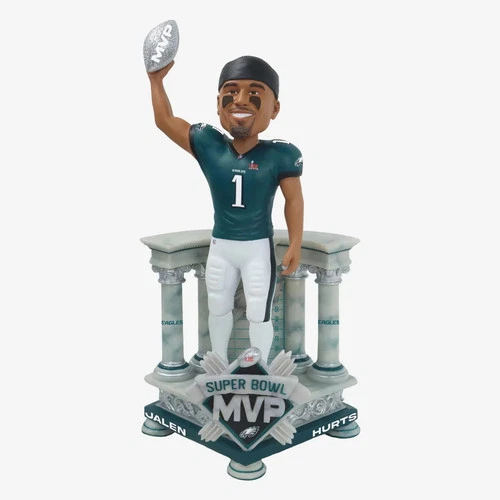 Jalen Hurts Philadelphia Eagles Super Bowl LIX Champions MVP 3 Foot Bobblehead