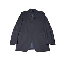 Yves Saint Laurent Pour Homme Wool Suit Jacket Blazer Black Mens 42 Long