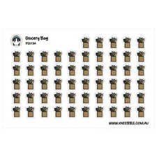 Grocery Planner Stickers – Paper Grocery Stickers & Shopping List Labels