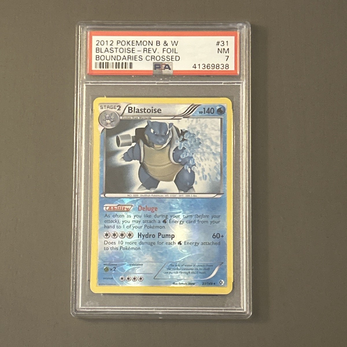 every blastoise pokemon card Single Celebrations CLASSIC COLLECTION : Toys & Games [Water][Water][Water] Hydro Tackle 150 This Pokemon does 30 damage to itself. Pokemon TCG: 2012 Blastoise 31/149