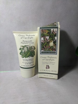 L'Erbolario Honeysuckle Perfumed Cream 5.3 oz 100g New In Box RARE HTF