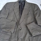 43L 2pc Cashmere Wool  Suit Coat Sport Jacket Pants 34x31 Men Brown Pink  — photo 2
