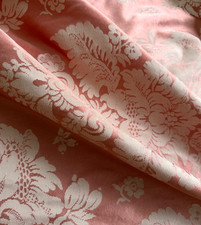 Vintage Designer Silk Blend Damask Brocade - Dusty Rose BTY ZZ855