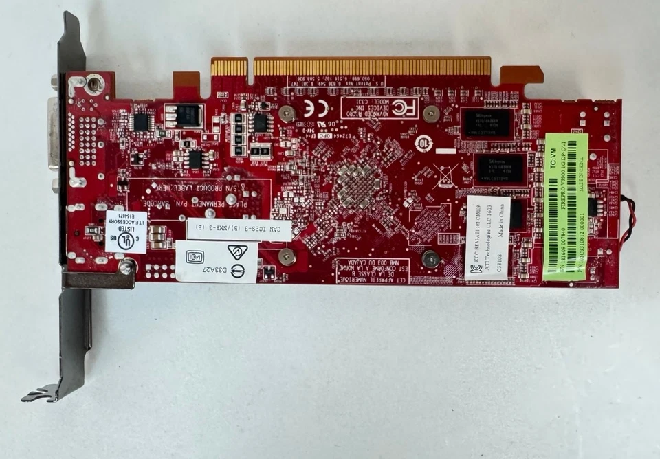 AMD FirePro V3900 1GB GDDR5 PCIe x16 GPU Video Graphics Card, TESTED - Image 3 of 4