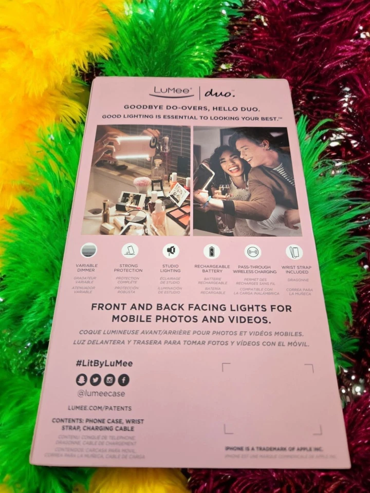 LuMee duo iphone 6 plus 7 plus 8 plus lighted case - Image 3 of 3