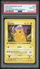 1999 Pokemon 1st Edition Pikachu Red Cheeks Back Stamped PSA 8