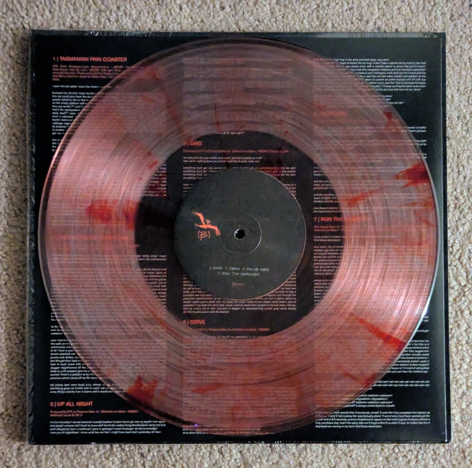 El-P I'LL SLEEP WHEN YOU'RE DEAD VINYL 2LP RED/TRANSPARENT RUN THE JEWELS LE - Image 4 of 4