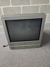 SV2000 WV20D5 20" Flat CRT TV Built-In DVD Player Combo Y2K - TESTED - No Remote