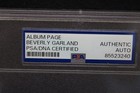 BEVERLY GARLAND 1926-2008 Autographed Album Page PSA/DNA Authentic Auto Slabbed — photo 2