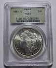 1881-S MORGAN Silver $1 Dollar Coin ~ PCGS Certifed MS63 BUnc ~PL Appeal ~OGH🔥