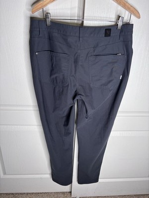 Vuori Meta Athletic Slim Pants Men's Charcoal Gray Size Unknown *stained