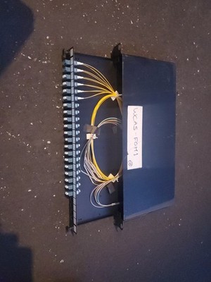 24 Ports Fiber Patch Panel SC Pigtail Adapter ODF 1U Optical Fiber Terminal Box
