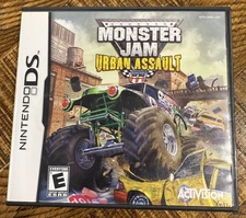 Monster Jam: Urban Assault (Nintendo DS, 2008) Tested Working Complete FREE SHIP