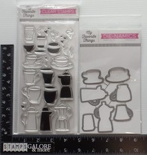 MY FAVORITE THINGS CLEAR Stamps CS-228 COFFEE DATE  DIES Acrylic Cling BINZ2