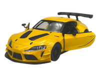 Kinsmart Toyota Gr Supra Racing Concept Gelb 1:36 No Box Die Cast Model Neu