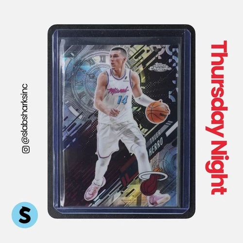 2025 Topps Chrome Update Tyler Herro Base (RAW)