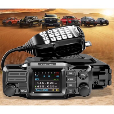 ZASTONE D500 Car-mounted Walkie Talkie 25W Mini Mobile Car Radio HF Transceiver=