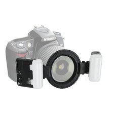 US Godox MF12-K2 2-Light Kit TTL Macro Flash Speedlite Color Filter Diffuser Kit