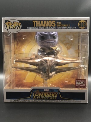 Pop Marvel Thanos With Sanctuary Thanos Pop Bobblehead Funko