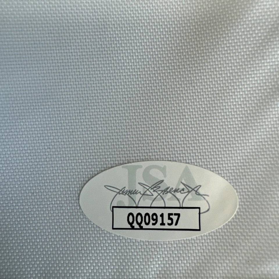 Equipo ganador de la Ryder Cup 2018 de Estados Unidos firmado 18º prendedor bandera Lehman/Roberts certificado de autenticidad JSA Foto 2 de 2