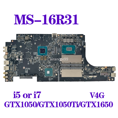 For MSI GF63 9SC MS-16R31 Motherboard i5 i7 CPU GTX1050 GTX1050Ti