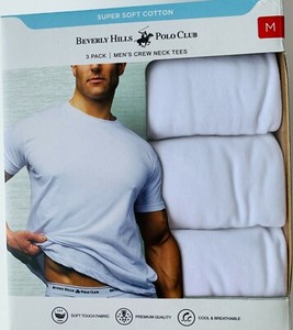 beverly hills polo club men's v neck t shirt