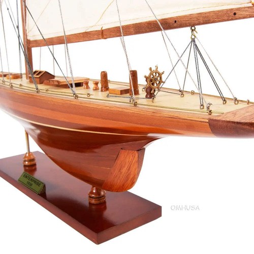 America's Cup Enterprise Sailboat Model - Picture 7 of 9