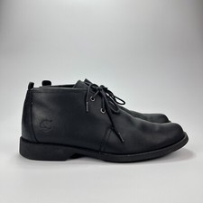 Timberland Black Leather Waterproof Chukka Lace Up Boots 5922R Men's Size 10