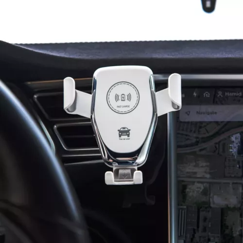 15W Car Wireless Charger Charging Automatic Mount Clamping Suction Phone Holder - Picture 12 of 19