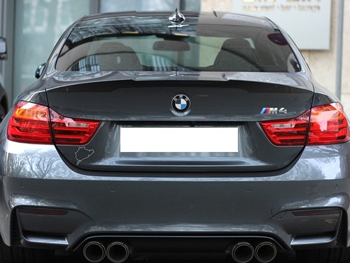 UNPAINTED FOR BMW F82 M4 STYLE REAR TRUNK BOOT SPOILER WING 4-SERIES 2014-2018 - Picture 5 of 7