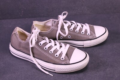 Converse Sneaker Chucks All Star Classic OX Gr. 37 grau weiß Canvas BC225