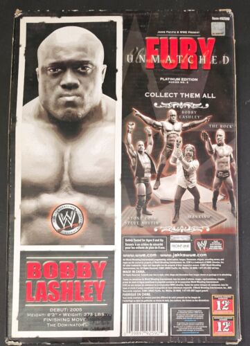 Signed Autographed Jakks Pacific WWE Unmatched Fury Series 5 Bobby Lashley - Picture 2 of 2