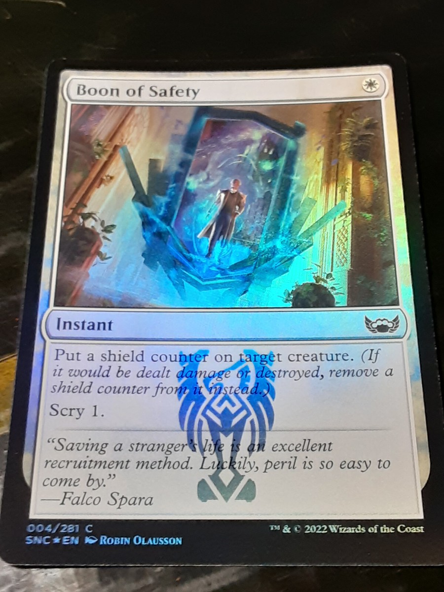 Boon of Safety FOIL , Streets NC , NM ,MTG,FREE SHIPPING | eBay