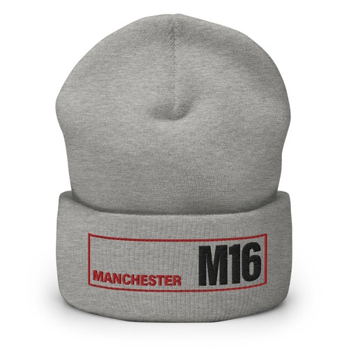 Manchester M16 Postal Code Cuffed Beanie - 第 15/18 張圖片